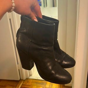 Good condition Rag and Bone black booties